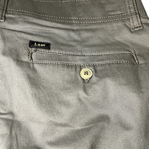 NWT‎ Lee Men Active Stretch Motion Flex Waistband Slim Straight Pants Gray 30x32 - Picture 6 of 6